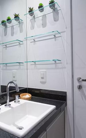 Apartamento à venda com 32m², 1 quarto e 1 vaga Apartamento à venda com 32m², 1 quarto e 1 vagaBanheiro