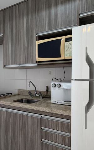 Apartamento para alugar com 47m², 1 quarto e 1 vagaCozinha e Área de Serviço