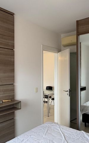 Apartamento para alugar com 47m², 1 quarto e 1 vagaSuíte