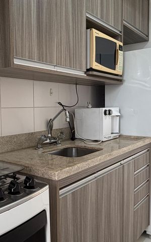 Apartamento para alugar com 47m², 1 quarto e 1 vagaCozinha e Área de Serviço
