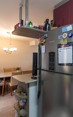 Casa de condomínio à venda com 77m², 3 quartos e 2 vagas Casa de condomínio à venda com 77m², 3 quartos e 2 vagasCozinha