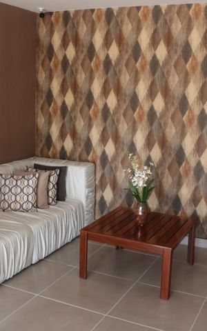 Apartamento para alugar com 64m², 2 quartos e 2 vagasHall social