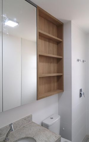 Apartamento para alugar com 96m², 2 quartos e 2 vagasBanheiro da Suíte 2