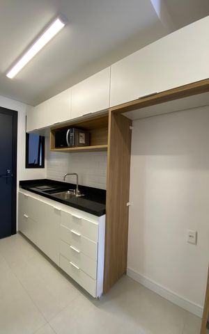 Studio para alugar com 26m², 1 quarto e sem vaga
