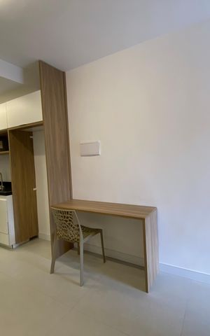 Studio para alugar com 26m², 1 quarto e sem vaga