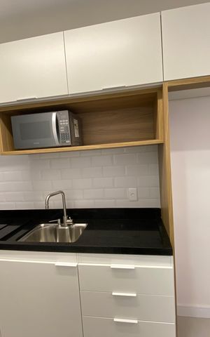 Studio para alugar com 26m², 1 quarto e sem vaga