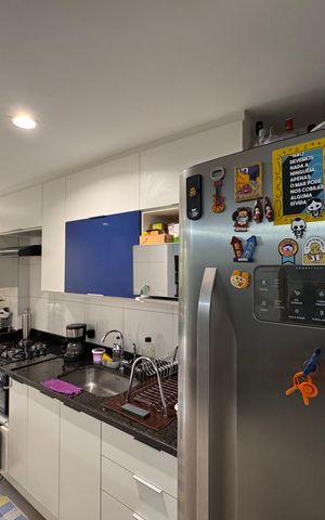Apartamento à venda com 80m², 1 quarto e 1 vaga Apartamento à venda com 80m², 1 quarto e 1 vagaCozinha e Área de Serviço