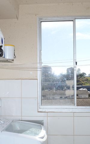 Apartamento para alugar com 60m², 2 quartos e 1 vagaCozinha e Área de Serviço