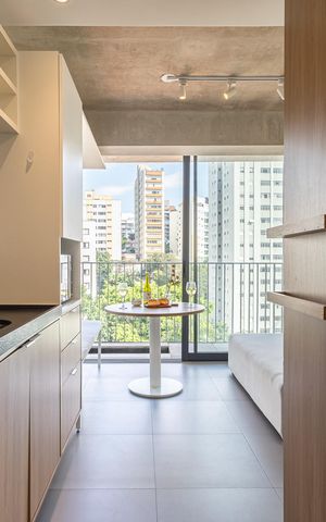Studio para alugar com 29m², 1 quarto e sem vaga