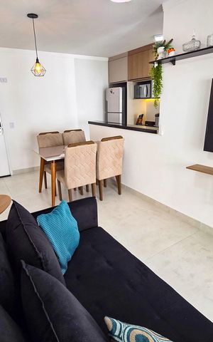 Apartamento para alugar com 53m², 1 quarto e 1 vaga Apartamento para alugar com 53m², 1 quarto e 1 vagaSala