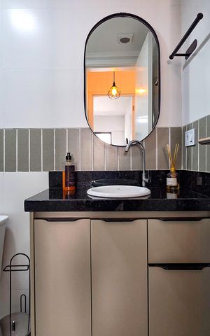 Apartamento para alugar com 53m², 1 quarto e 1 vaga Apartamento para alugar com 53m², 1 quarto e 1 vagaBanheiro