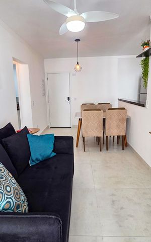 Apartamento para alugar com 53m², 1 quarto e 1 vaga Apartamento para alugar com 53m², 1 quarto e 1 vagaSala