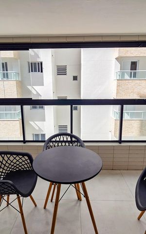 Apartamento para alugar com 53m², 1 quarto e 1 vaga Apartamento para alugar com 53m², 1 quarto e 1 vagaVaranda