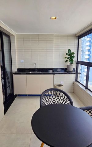 Apartamento para alugar com 53m², 1 quarto e 1 vaga Apartamento para alugar com 53m², 1 quarto e 1 vagaVaranda