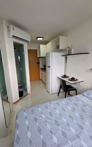 Apartamento para alugar com 18m², 1 quarto e 1 vaga