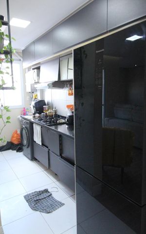 Apartamento à venda com 72m², 2 quartos e 2 vagasCozinha e Área de Serviço