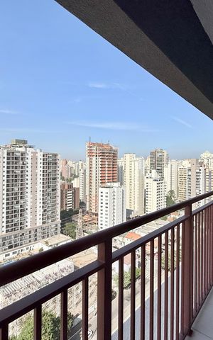 Studio à venda com 28m², 1 quarto e sem vagaSacada