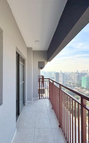 Studio à venda com 28m², 1 quarto e sem vagaSacada
