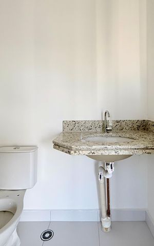 Studio à venda com 28m², 1 quarto e sem vagaBanheiro 
