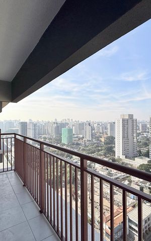 Studio à venda com 28m², 1 quarto e sem vagaSacada