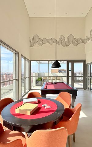 Studio à venda com 28m², 1 quarto e sem vaga Studio à venda com 28m², 1 quarto e sem vagaSalão de Jogos