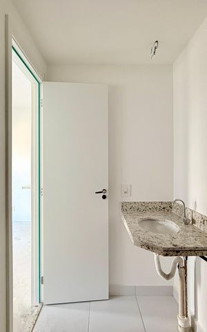 Studio à venda com 28m², 1 quarto e sem vaga Studio à venda com 28m², 1 quarto e sem vagaBanheiro