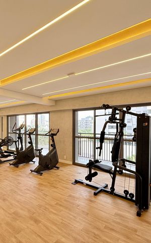 Studio à venda com 28m², 1 quarto e sem vaga Studio à venda com 28m², 1 quarto e sem vagaAcademia