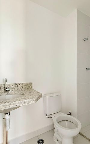 Studio à venda com 28m², 1 quarto e sem vaga Studio à venda com 28m², 1 quarto e sem vagaBanheiro