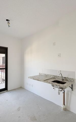 Studio à venda com 28m², 1 quarto e sem vaga Studio à venda com 28m², 1 quarto e sem vagaCozinha