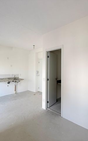 Studio à venda com 28m², 1 quarto e sem vaga Studio à venda com 28m², 1 quarto e sem vagaQuarto