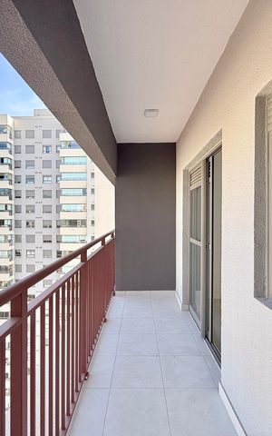 Apartamento à venda com 33m², 1 quarto e sem vaga Apartamento à venda com 33m², 1 quarto e sem vagaVaranda da Sala/Cozinha