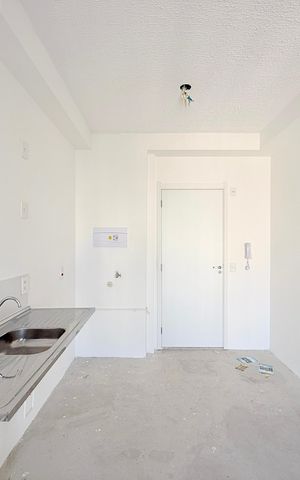 Apartamento à venda com 33m², 1 quarto e sem vaga Apartamento à venda com 33m², 1 quarto e sem vagaSala/Cozinha