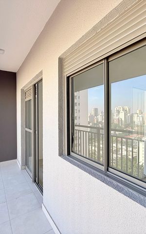 Apartamento à venda com 33m², 1 quarto e sem vagaSacada
