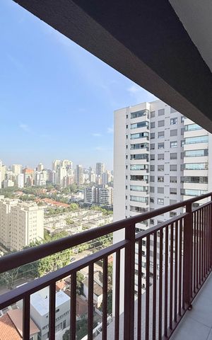 Apartamento à venda com 33m², 1 quarto e sem vagaSacada