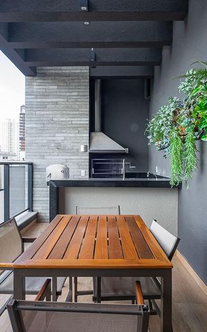 Studio para alugar com 28m², 1 quarto e sem vaga Studio para alugar com 28m², 1 quarto e sem vagaChurrasqueira