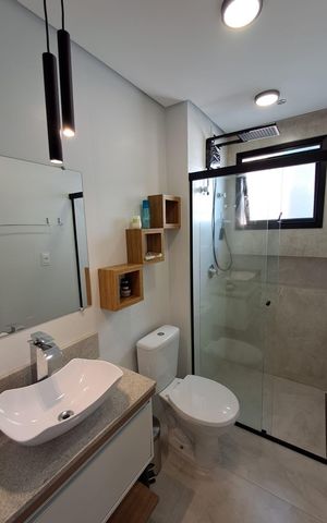 Apartamento para alugar com 31m², 1 quarto e 1 vaga Apartamento para alugar com 31m², 1 quarto e 1 vagaBanheiro