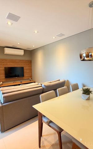 Apartamento à venda com 83m², 2 quartos e 2 vagasSala