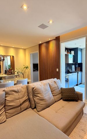 Apartamento à venda com 83m², 2 quartos e 2 vagasSala