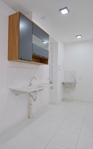 Apartamento à venda com 33m², 2 quartos e sem vagaCozinha e Área de Serviço