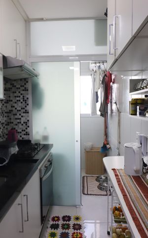 Apartamento para alugar com 96m², 3 quartos e 2 vagasCozinha e Área de Serviço