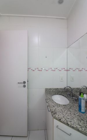 Apartamento para alugar com 96m², 3 quartos e 2 vagasQuarto 1 - Suíte Banheiro 