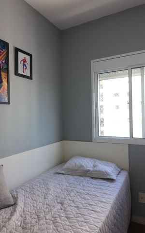 Apartamento para alugar com 96m², 3 quartos e 2 vagasQuarto 2 