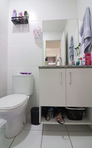 Apartamento para alugar com 96m², 3 quartos e 2 vagasBanheiro Social