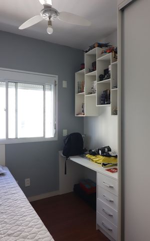 Apartamento para alugar com 96m², 3 quartos e 2 vagasQuarto 2 