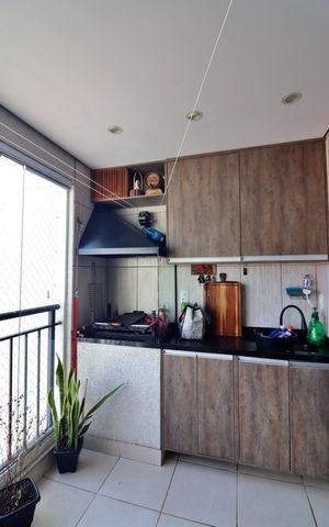 Apartamento para alugar com 96m², 3 quartos e 2 vagasVaranda gourmet