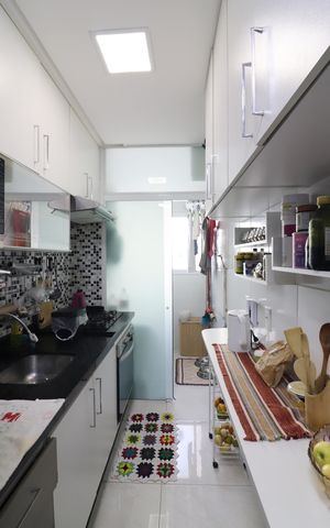 Apartamento para alugar com 96m², 3 quartos e 2 vagasCozinha e Área de Serviço