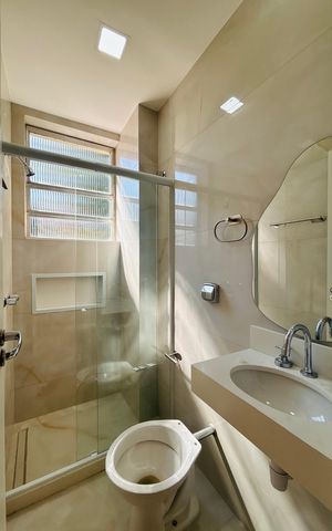 Apartamento para alugar com 70m², 2 quartos e 1 vaga Apartamento para alugar com 70m², 2 quartos e 1 vagaBanheiro social