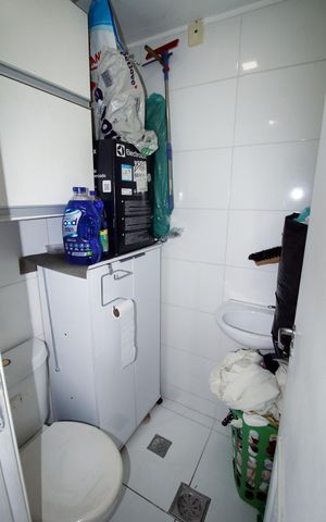Apartamento à venda com 60m², 2 quartos e 1 vagaBanheiro de serviço