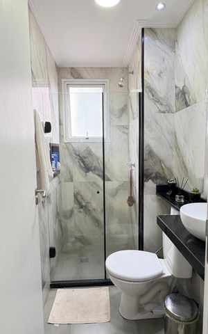 Apartamento para alugar com 49m², 2 quartos e 1 vagaBanheiro social