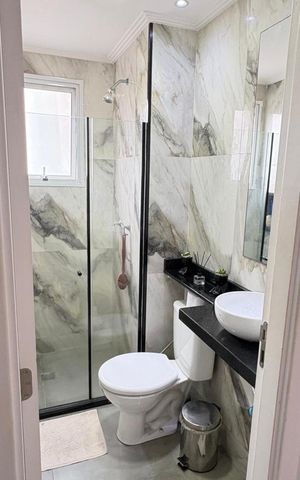 Apartamento para alugar com 49m², 2 quartos e 1 vagaBanheiro social